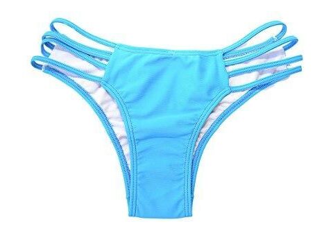 Tanga Vedetina Cuatro Tiras Turquesa Cocot 12652