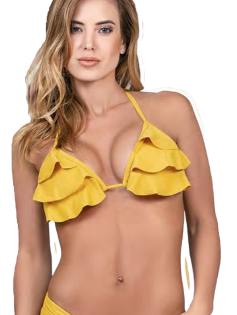 Corpiño Triángulo con tres volados Dijon Cocot 12608