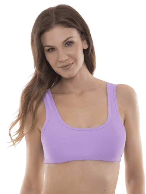 Top Basico Con Collareta Lila Cocot 12710