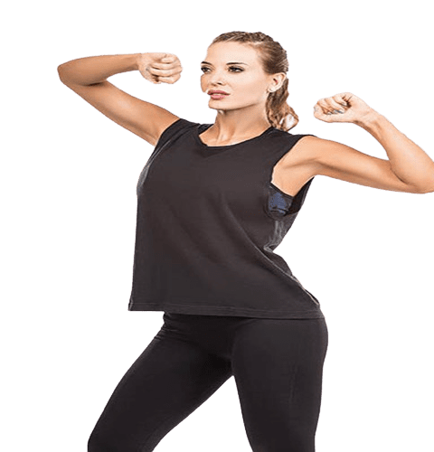 Remera Sin Mangas Negro Cocot 5102