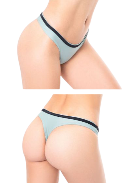 Tanga Colaless Rayas Mint Cocot 12761