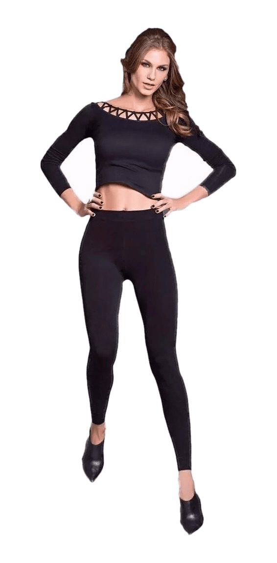 Calza Térmica de Mujer Negro Cocot 424 Talle 4