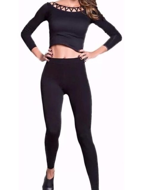 Calza Termica de Mujer Negro Cocot 424 Talle 4