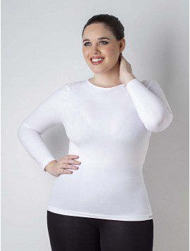 Camiseta Térmica Sin Costura Blanco Cocot 5007