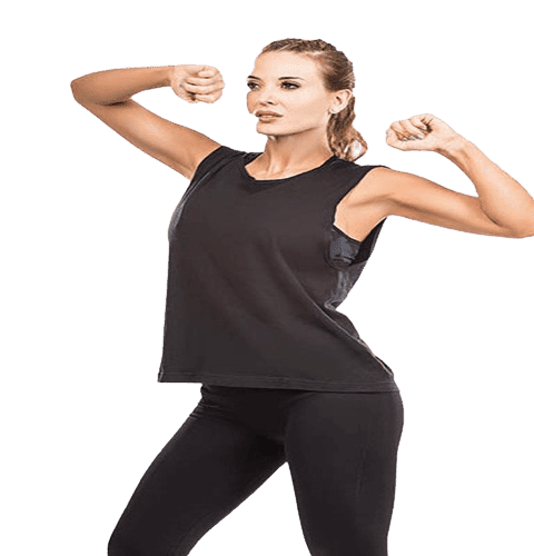 Remera Sin Mangas Negro Cocot 5102