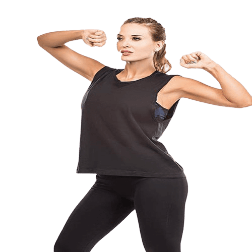 Remera Sin Mangas Negro Cocot 5102