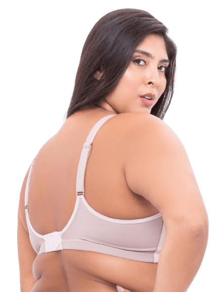 Corpiño Elegance algodón lycra Avellana Cocot 6005 - Imagen 4