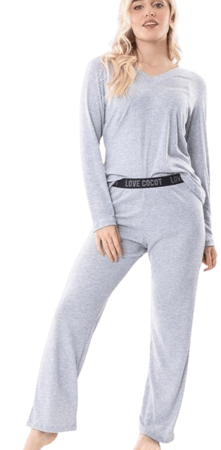 Pijama Mujer Morley Elastico Love Cocot 7410