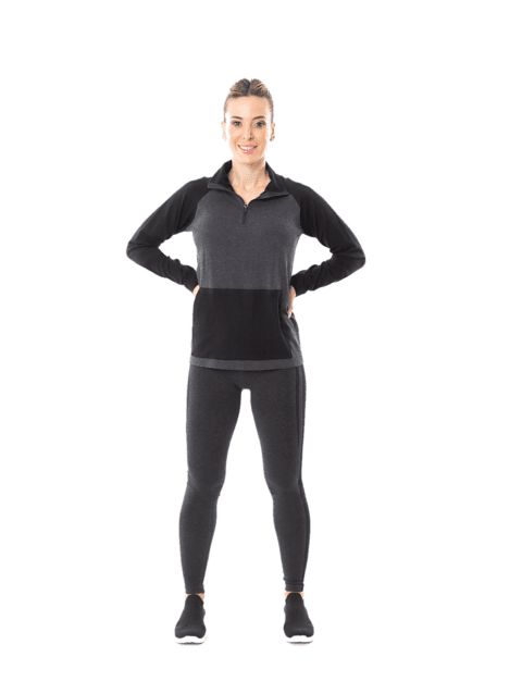 Buzo Snow Sin Costura Negro o Jean Cocot 10156