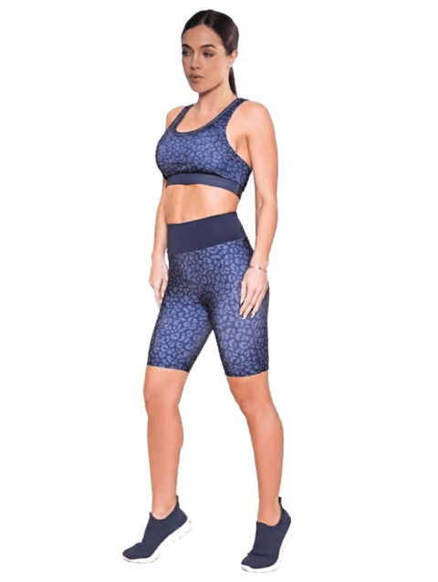 Calza Ciclista Cairo Azul Marino Cocot 10185