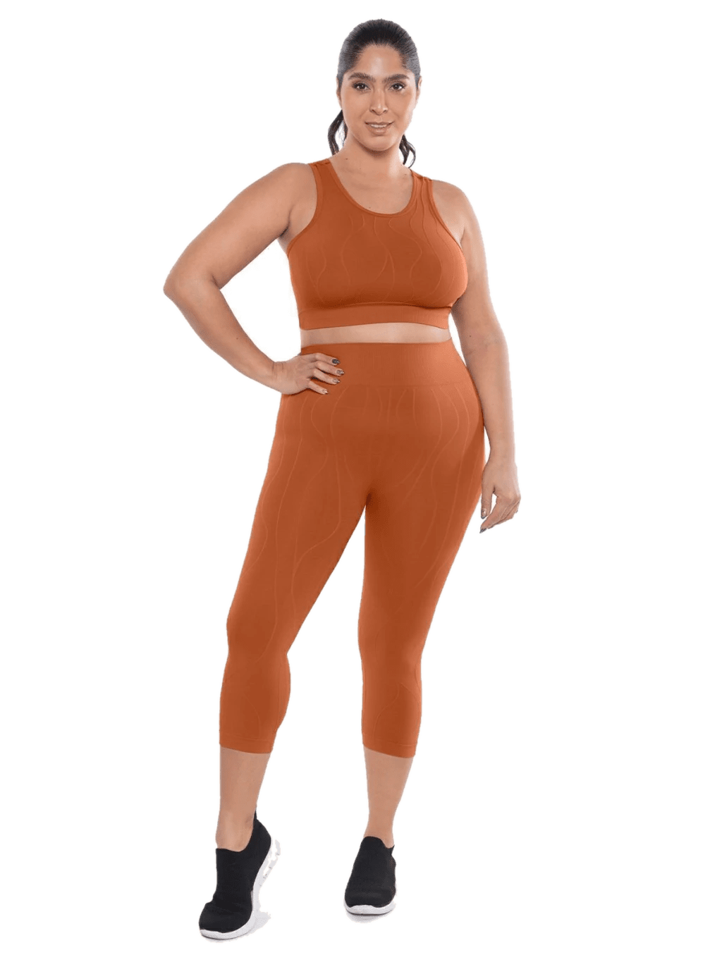 Top Sin Costura Organic Negro Cocot 10266 - Imagen 7