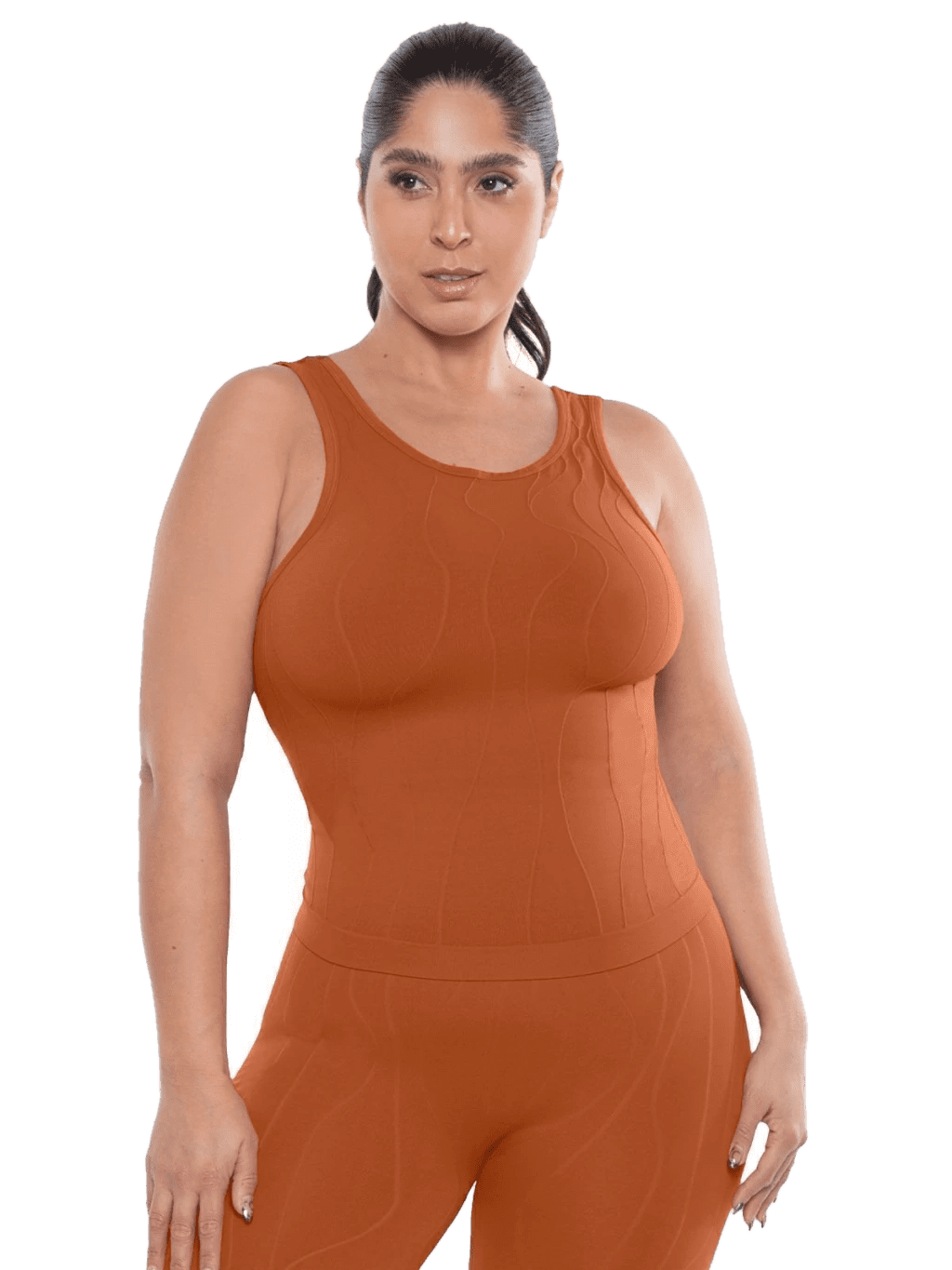 Musculosa Sin Costura Organic Negro Cocot 10267 - Imagen 5