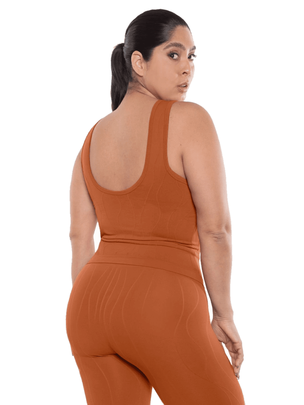 Musculosa Sin Costura Organic Negro Cocot 10267 - Imagen 6