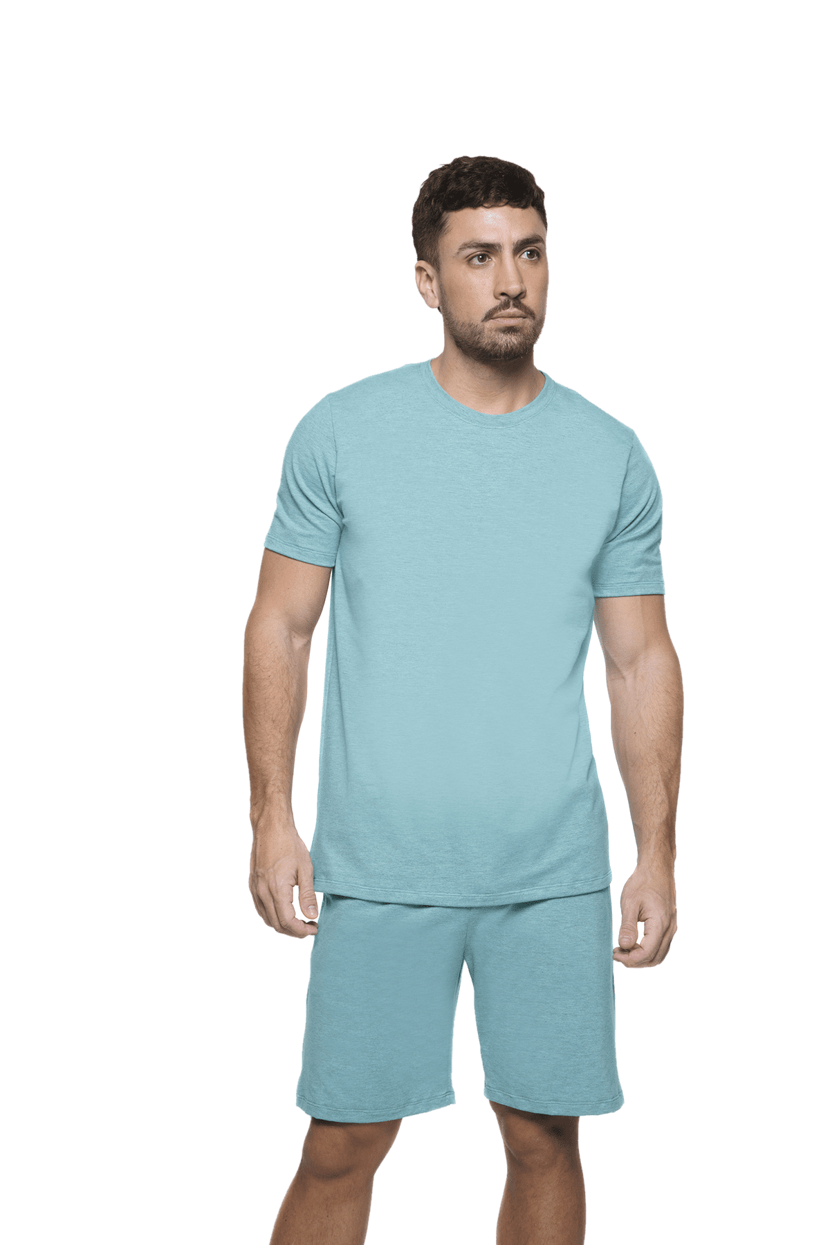 Remera Pijama Jaspeada Negro o Verde Cocot 11742