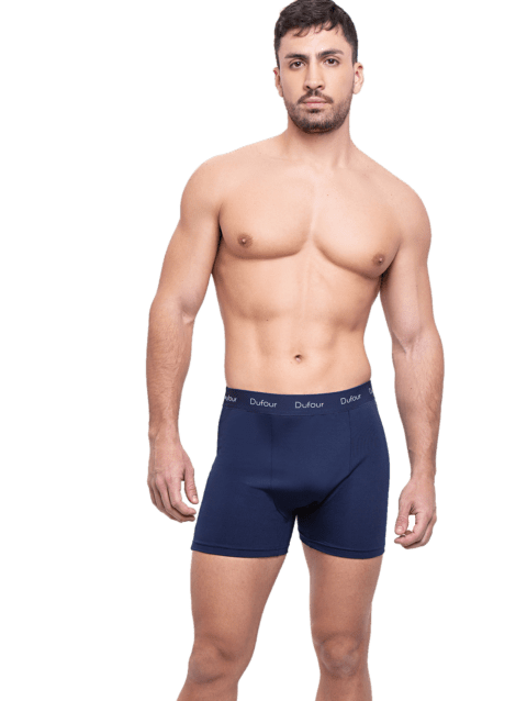Boxer Microfibra Liso Negro o Gris Oscuro o Azul Francia o Azul Marino Cocot 11752