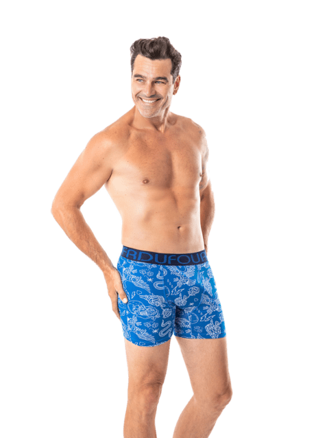 Boxer Estampado Tatuajes Negro o Azul Francia Cocot 11781