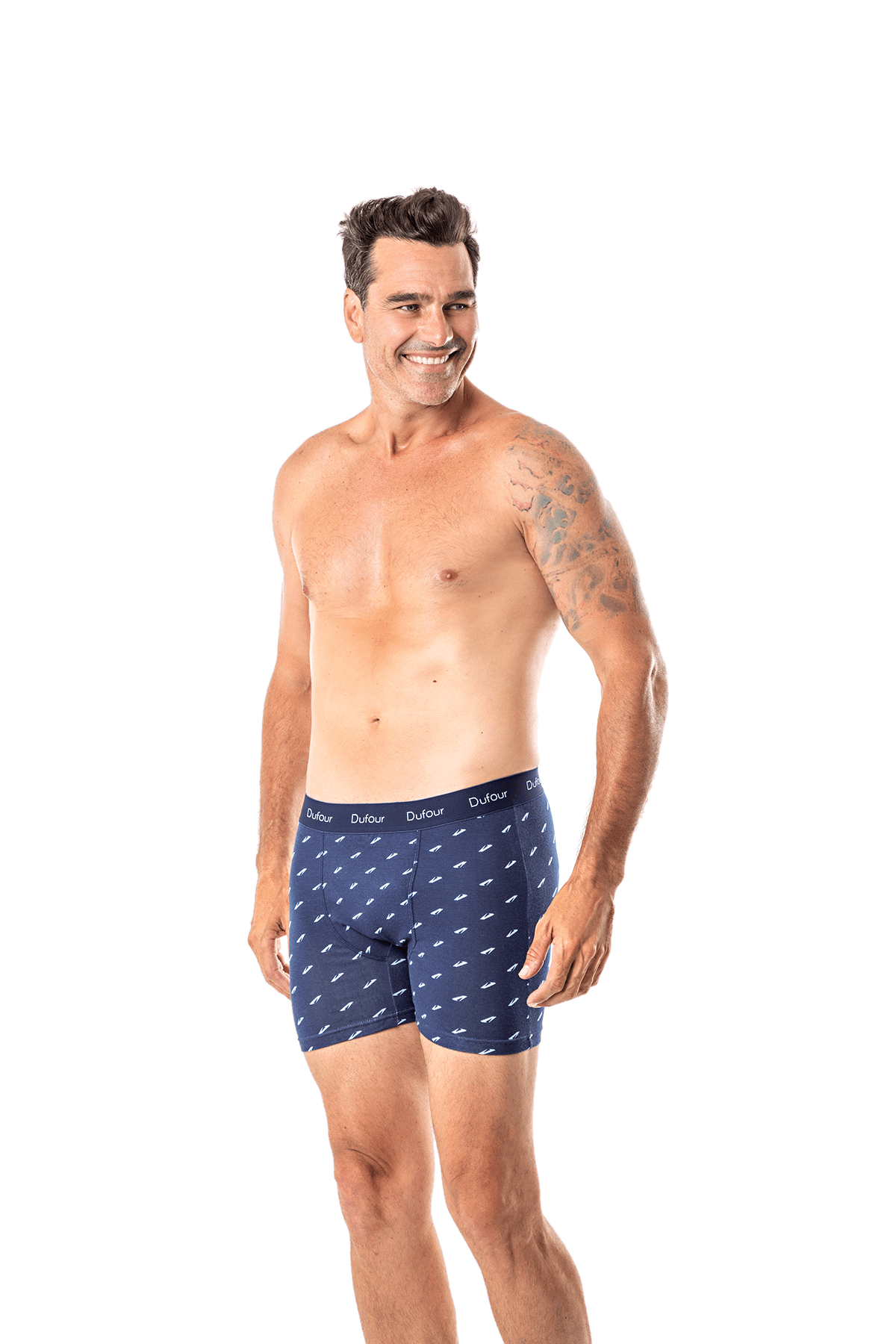 Boxer Estampado Velas Negro o Azul Francia Cocot 11782 - Imagen 2
