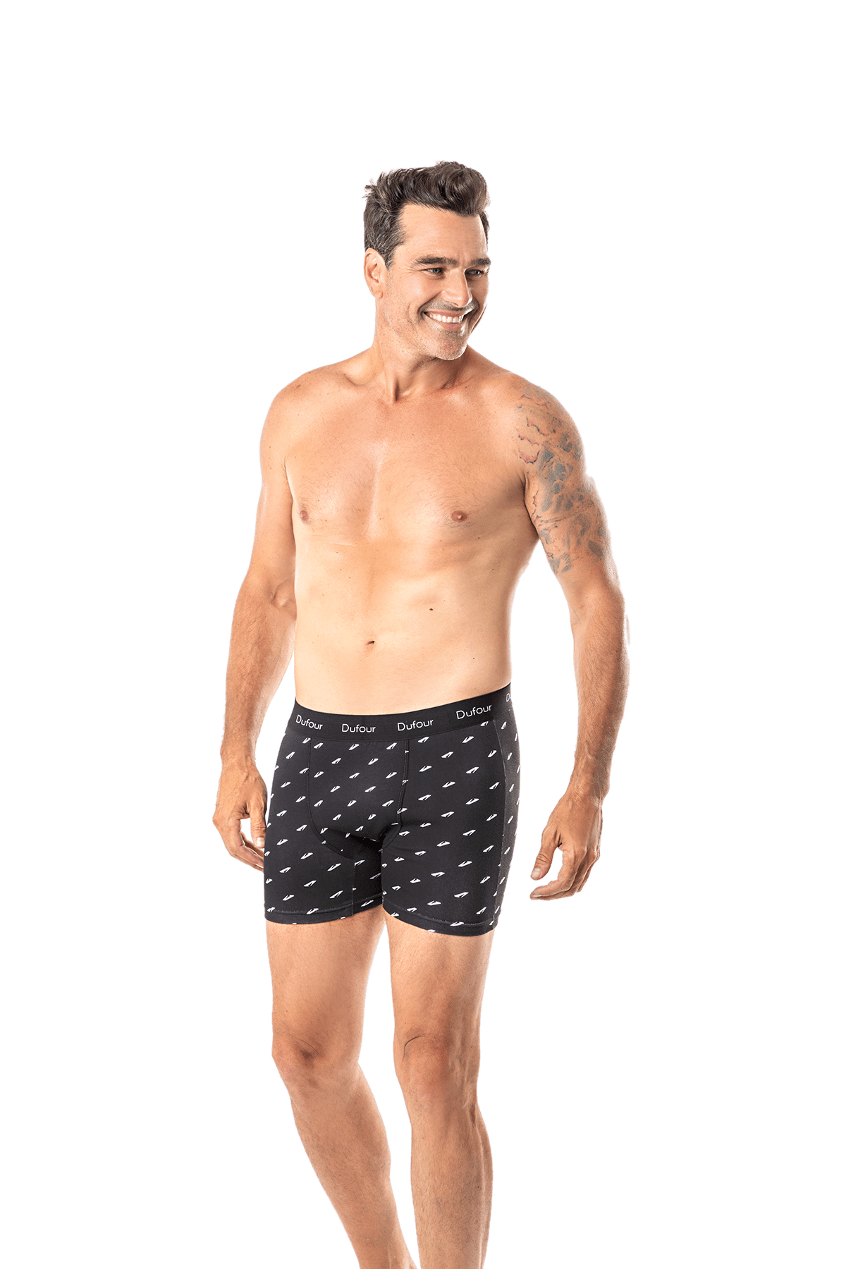 Boxer Estampado Velas Negro o Azul Francia Cocot 11782 - Imagen 3