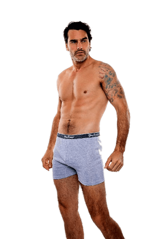 Boxer Jersey Melange o Azul Marino Cocot 11815