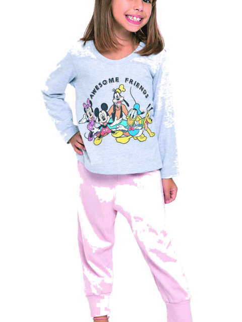 Pijama Nina Mickey And Friends Melange Cocot 20326