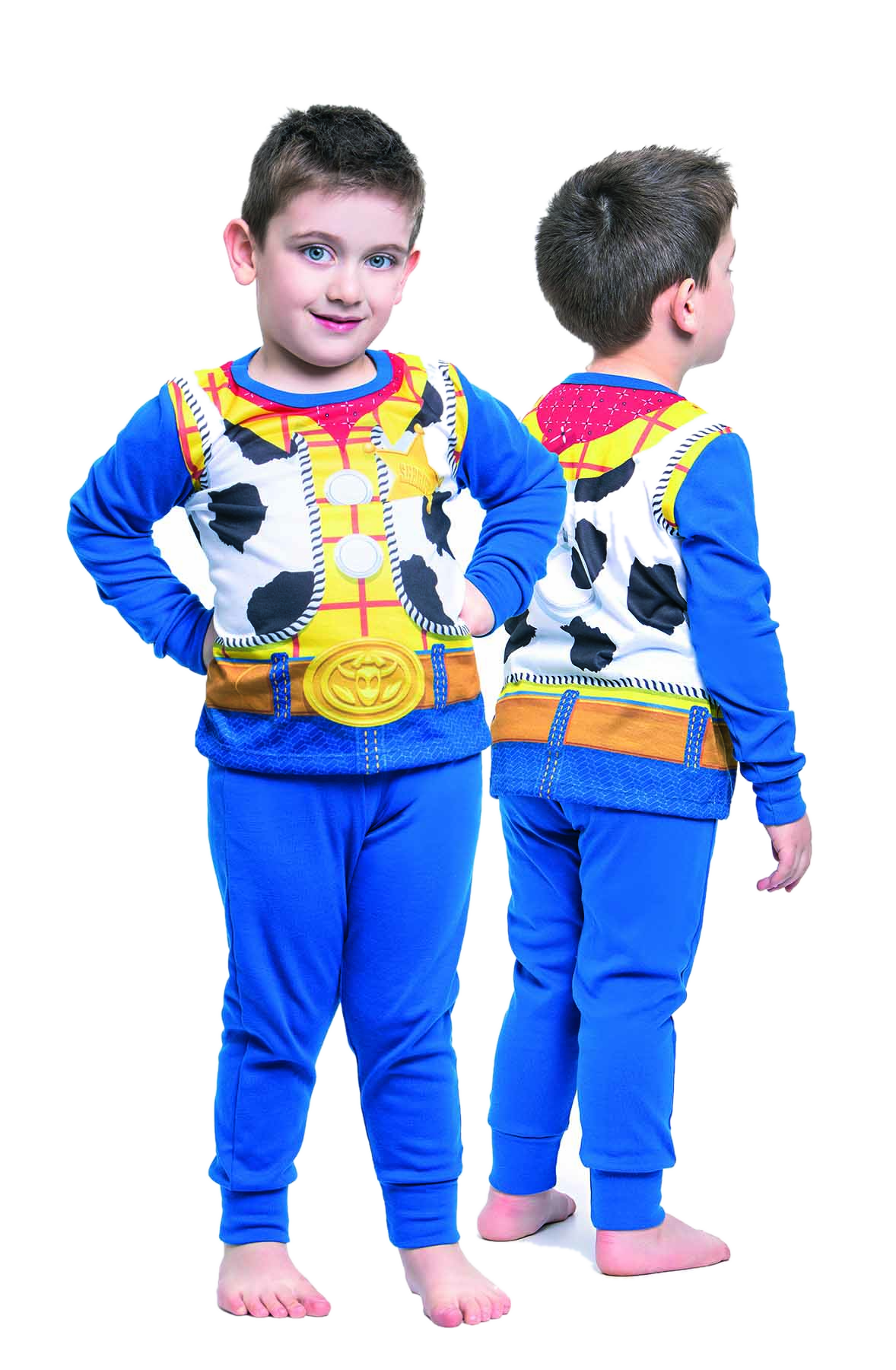 Pijama Disfraz Woody Nino Azul Francia Cocot 20520 - Imagen 2
