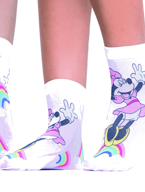 Soquete Nina Minnie Sublimado Surtido Cocot 21506