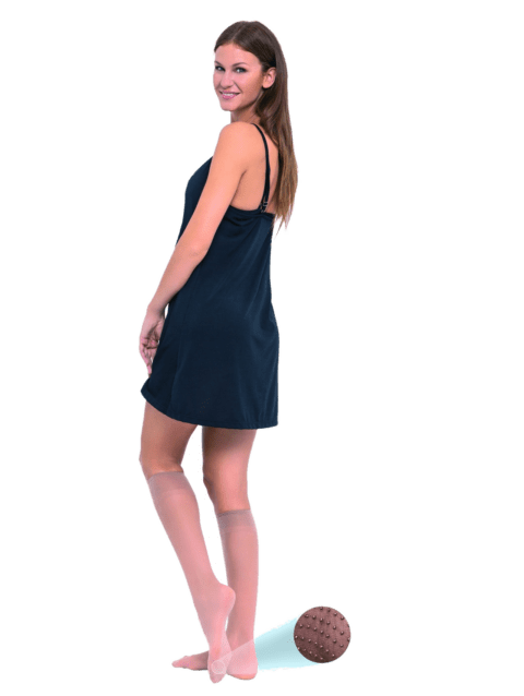 3/4 Con Antideslizante Lycra Negro o Tostado (34) Cocot 465