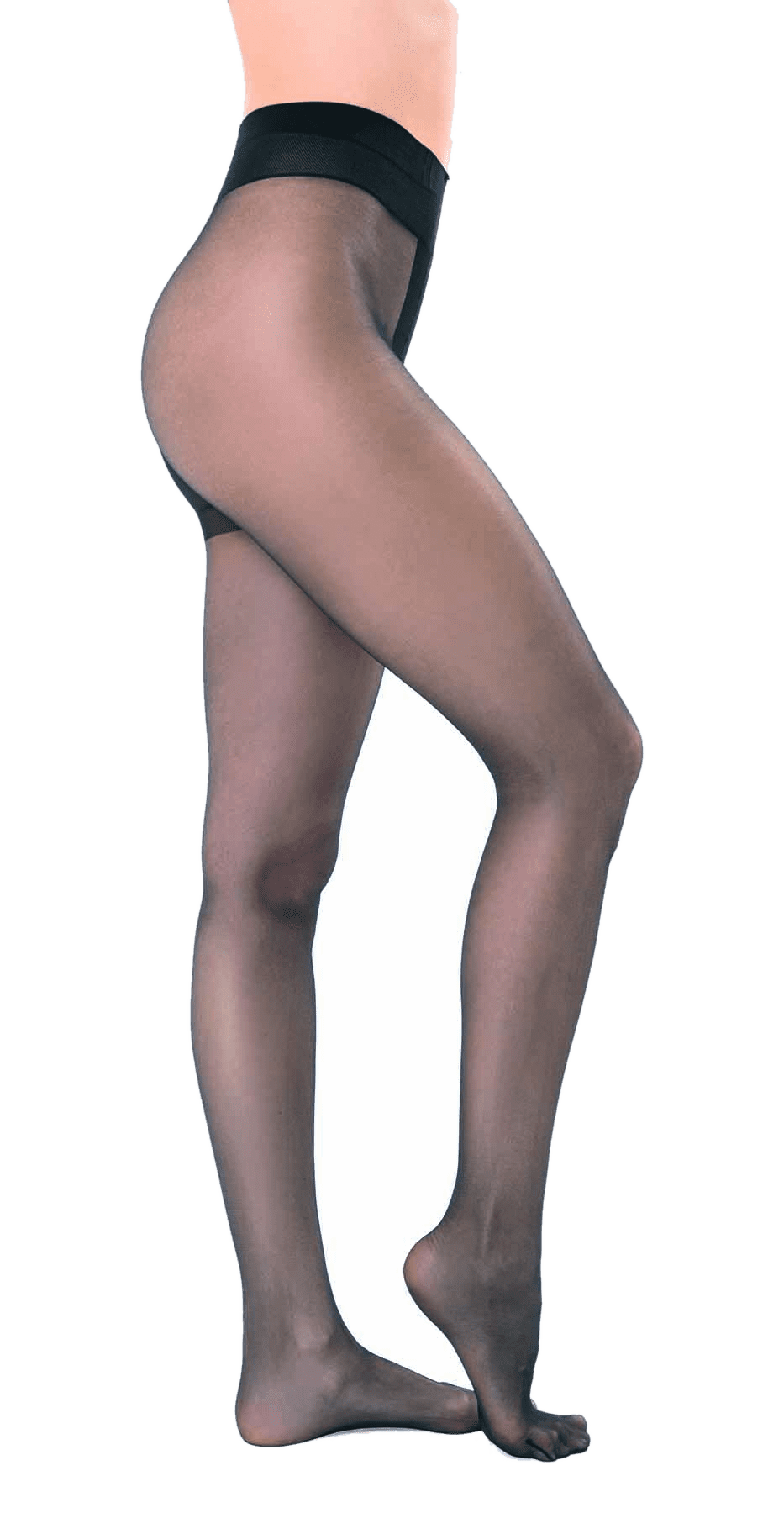 Panty Forever Desnuda C/ Triangulo S/Punt Lycra Negro o Avellana (32) o Tostado (34) Cocot 469