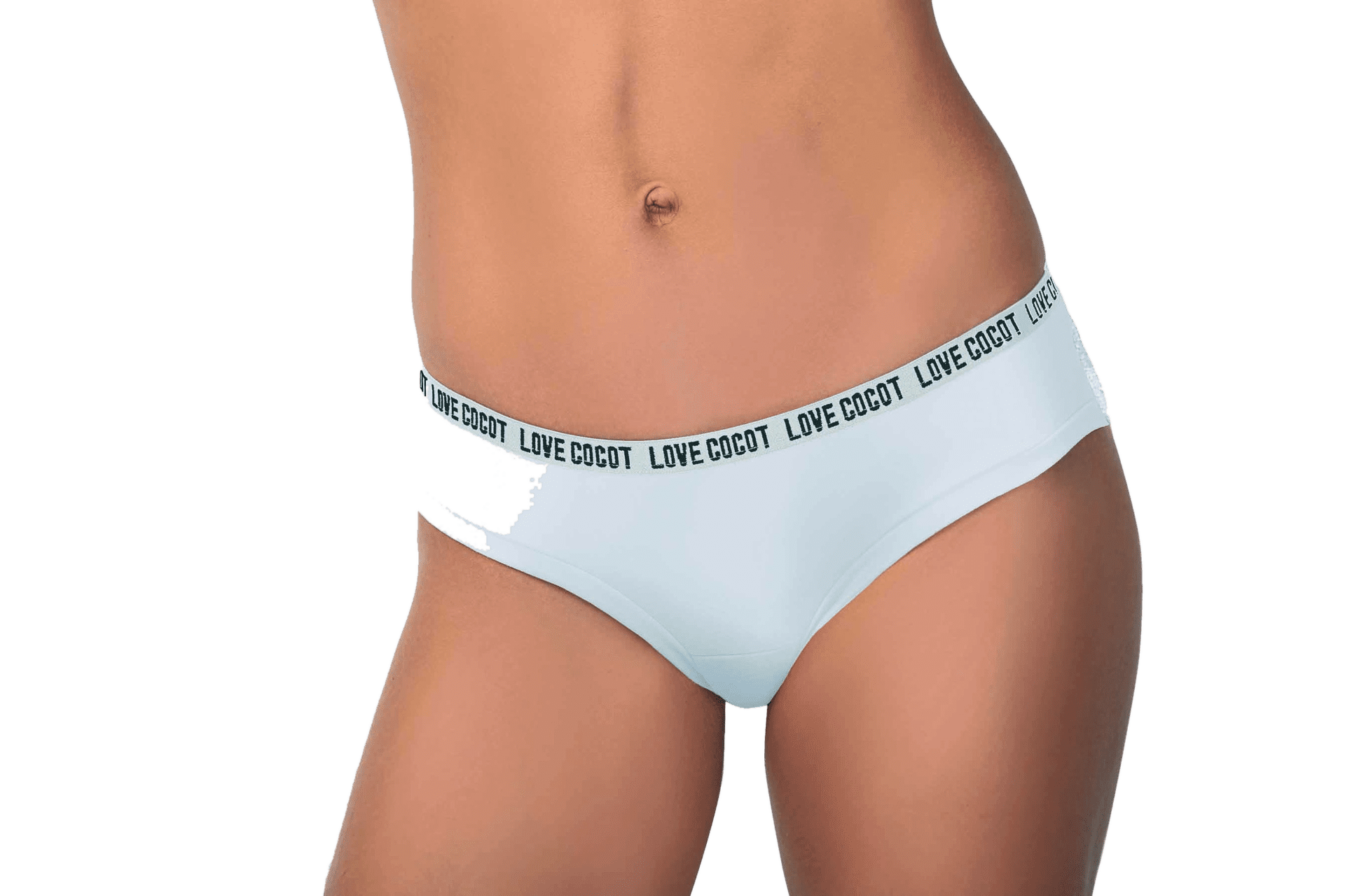 Colaless Microfibra Y Puntilla Negro o Blanco Cocot 5593 - Imagen 3