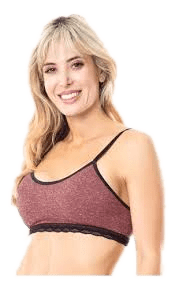 Top Vigore C/Puntilla Negro o Melange o Bordo Cocot 6098
