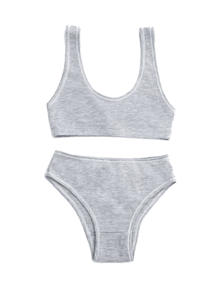 Conjunto Juvenil Blanco o Melange Cocot 6158 - Imagen 2