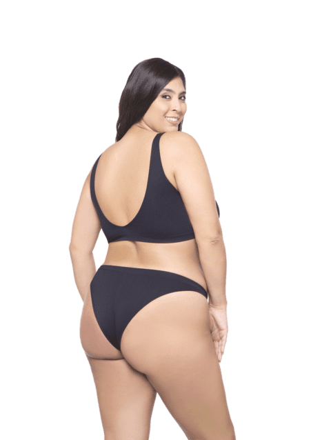 Vedetina Morley Diagonal S/Costura Negro o Blanco Cocot 6305