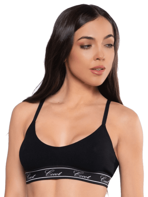 Top Basico Romantic Negro o Blanco o Melange Cocot 6397