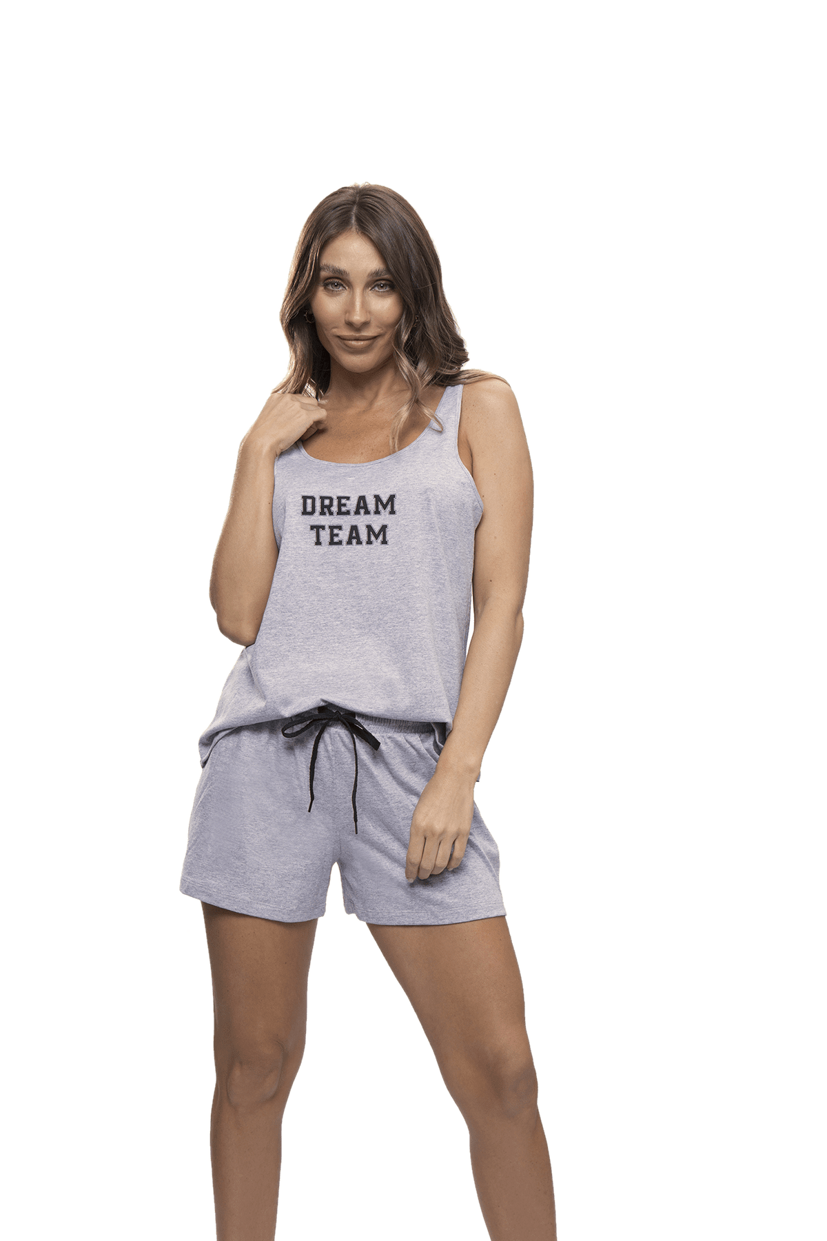 Pijama Musculosa Dream Team Melange Cocot 7466