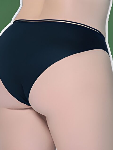 Vedetina 2da Piel C/Elastico Transparente Negro o Blanco Cocot 5573