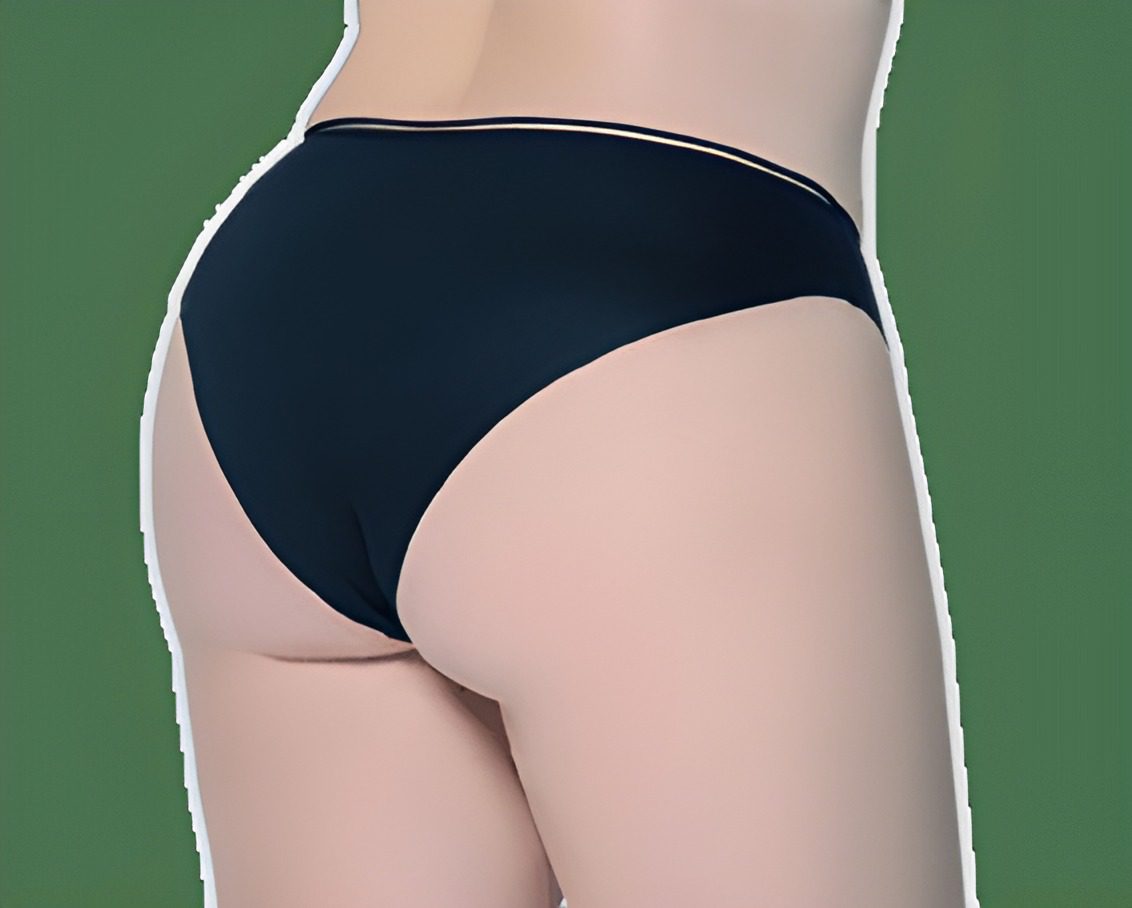 Vedetina 2da Piel C/Elastico Transparente Negro o Blanco Cocot 5573