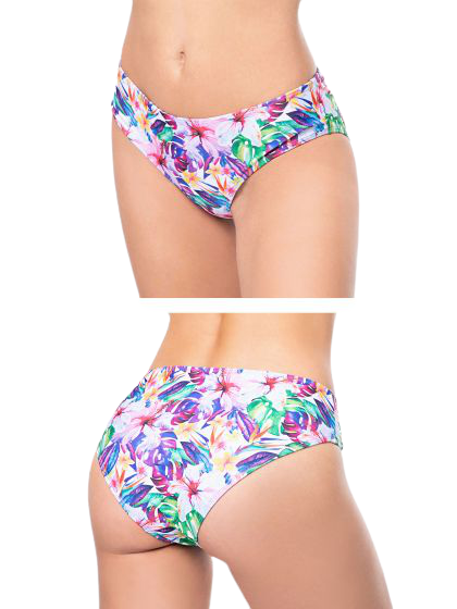Bombacha Bikini Tiro Corto Floral 22 Cocot 12345