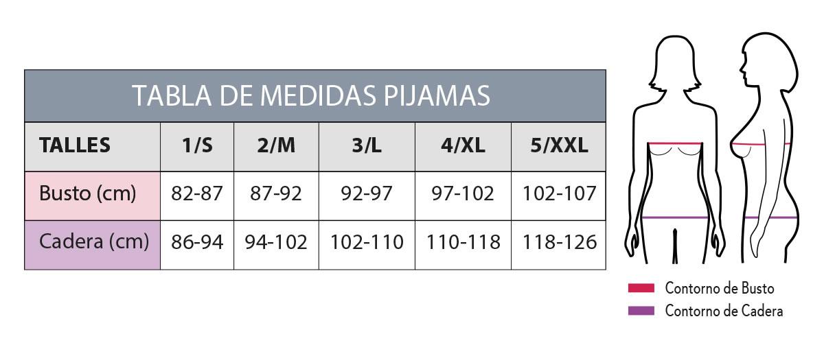 Pijama Mujer Margaritas Cocot 7409 - Imagen 2