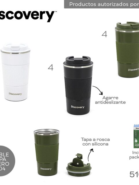 Vaso Termico 510ml Discovery Blanco 13620J