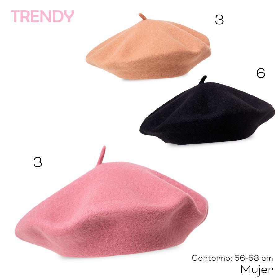Boina Trendy Negro 13914