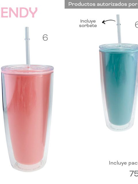Vaso Trendy Varios Colores 17393