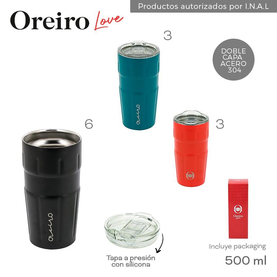 Vaso Termico 500ML Las Oreiro Varios Colores 18388B