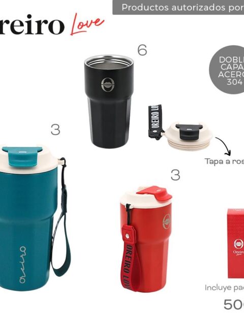 Vaso Termico 500ML Las Oreiro Varios Colores 18389B