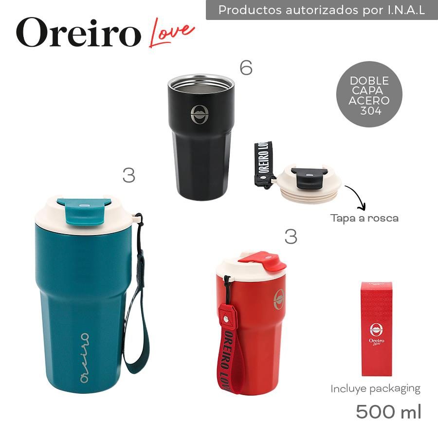 Vaso Termico 500ML Las Oreiro Varios Colores 18389B