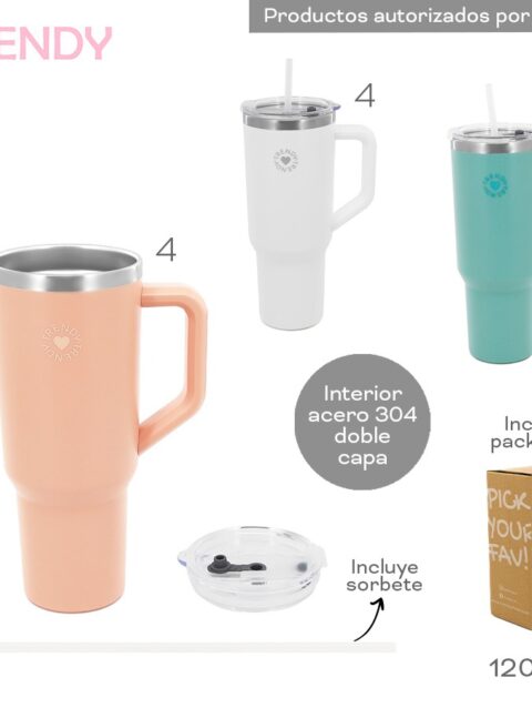 Vaso Termico 1200ML Trendy Aqua 18482B
