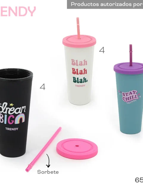 Vaso Trendy Varios Colores 18520