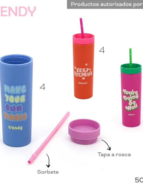 Vaso Trendy Varios Colores 18522