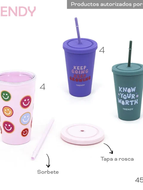 Vaso Trendy Varios Colores 18523