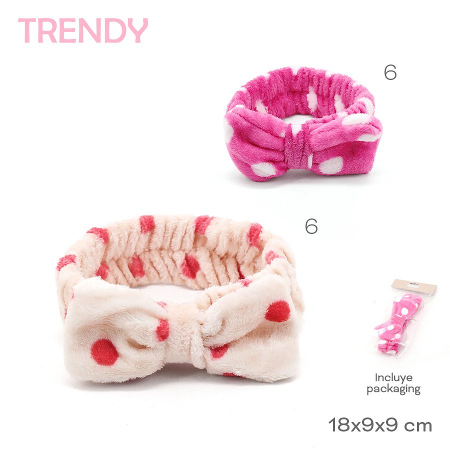 Vincha Make Up Trendy Varios Colores 18703B