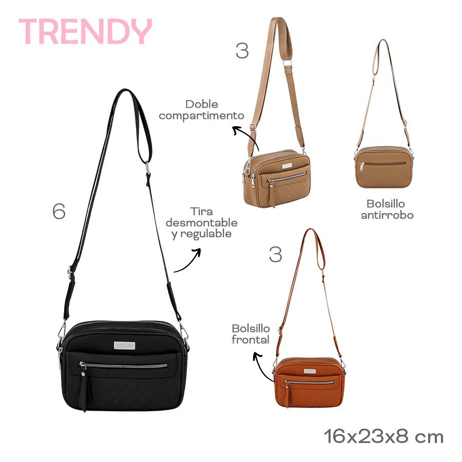 Morral Trendy Varios Colores 18825